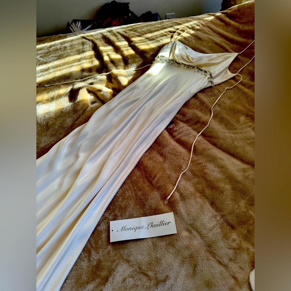 Monique Lhuillier Custom Wedding Dress
